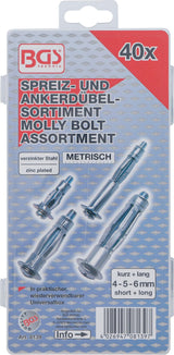 MOLLY BOLT ASSORTMENT | 40 PCS. (8139)