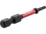 IMPACT SCREWDRIVER BITS 1/4 50MM T10 2PC (YT-78051)