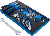 FOAM TRAY FOR BGS 2002 | COMBINATION WRENCHES, PLIERS AND L-TYPE WRENCHES | 31 PCS. (2002-8)