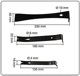 TIRE LEVER SET | NARROW | STEEL | 3 PCS. (SK47060)