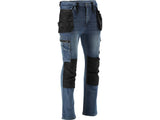 STRETCH JEANS TROUS. DARK BLUE S. S (YT-79050)
