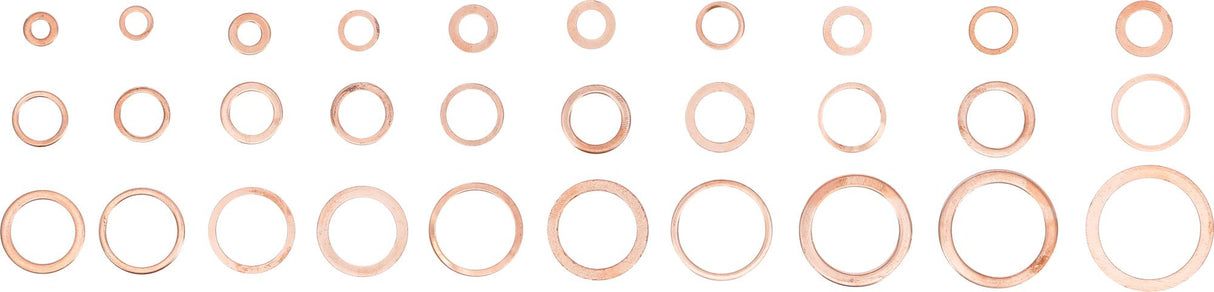 SEAL RING ASSORTMENT | COPPER | 300 PCS. (8142)