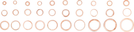SEAL RING ASSORTMENT | COPPER | 300 PCS. (8142)