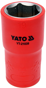 INSULATED SOCKET 19 MM, 1/2" VDE (YT-21039)