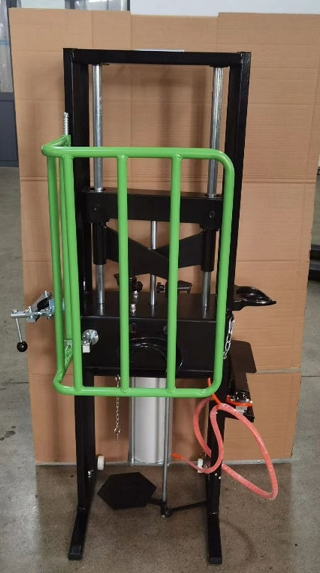 PNEUMATIC STRUT SPRING COMPRESSOR STATION | DOUBLE CYLINDER | WITH SAFETY LOCK | 2000 KG (SP2T)