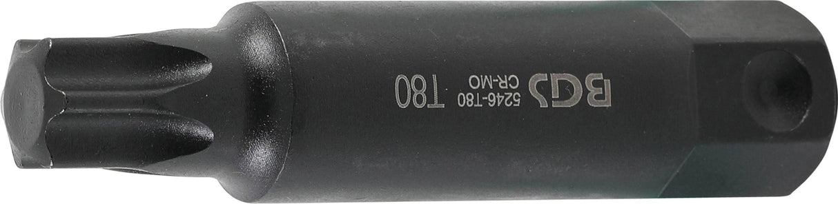 BIT | LENGTH 100 MM | 22 MM DRIVE | T-STAR (FOR TORX) T80 (5246-T80)