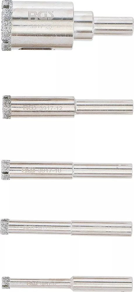 DIAMOND CORE DRILL BIT SET | 5 PCS. (3917)