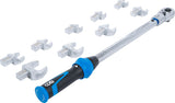 TORQUE WRENCH SET | FOR 14 X 18 MM INSERT TOOLS | 40 - 210 NM | 11 PCS. (7193)