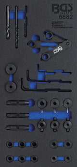 TOOL TRAY 1/3: CYLINDER HEAD DRILLING GAUGE TOOL SET | 28 PCS. (6682)