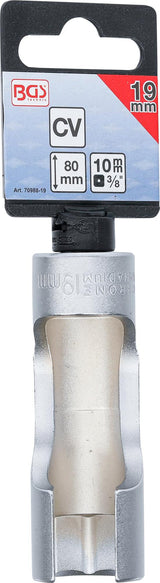 SPECIAL SOCKET, SLOTTED | 10 MM (3/8") DRIVE | 19 MM (70988-19)