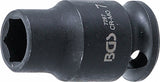 IMPACT SOCKET, HEXAGON | 6.3 MM (1/4") DRIVE | 7 MM (7287)