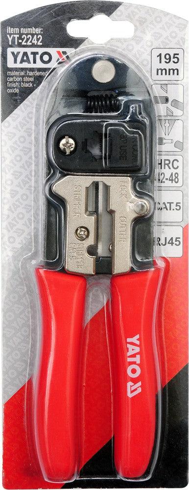 PLIERS FOR NETWORK CONNECTORS | 4P-6P-8P (YT-2242)