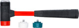 HAMMER SET WITH INTERCHANGEABLE HEADS | FIBREGLAS SHAFT | Ø 38 MM (91864)