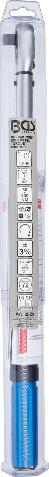 TORQUE WRENCH | 12.5 MM (1/2") | 60 - 330 NM (2829)
