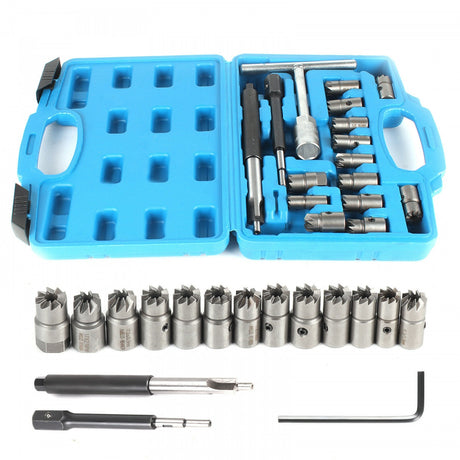 DIESEL INJECTOR SEAT REAMERS | 17 PCS. (DSC17)