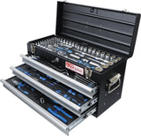 METAL WORKSHOP TOOL CASE | 3 DRAWERS | WITH 143 TOOLS (3318)