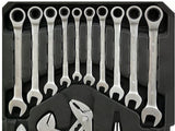 TOOL SET IN ALUMINUM CASE | RATCHETING WRENCHES | WITH WHEELS | 188 PCS. (SK58288)