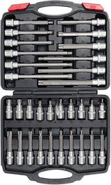 TORX STAR SOCKET BIT SET 1/2" (YT-77541)