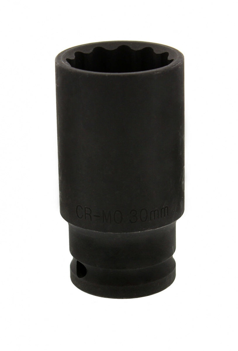 LONG THIN-WALLED IMPACT SOCKET 12-POINT | 12.5 MM (1/2") | 30 MM (KR121030)