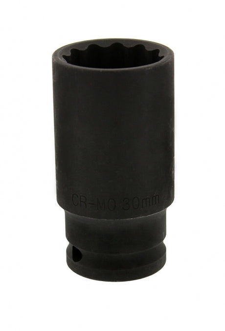 LONG THIN-WALLED IMPACT SOCKET 12-POINT | 12.5 MM (1/2") | 32 MM (KR121032)
