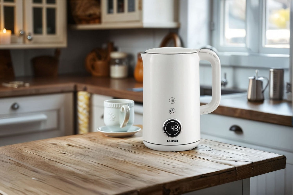 EL. KETTLE 1,7L, TEMP. CONTROL, WHITE (68223)