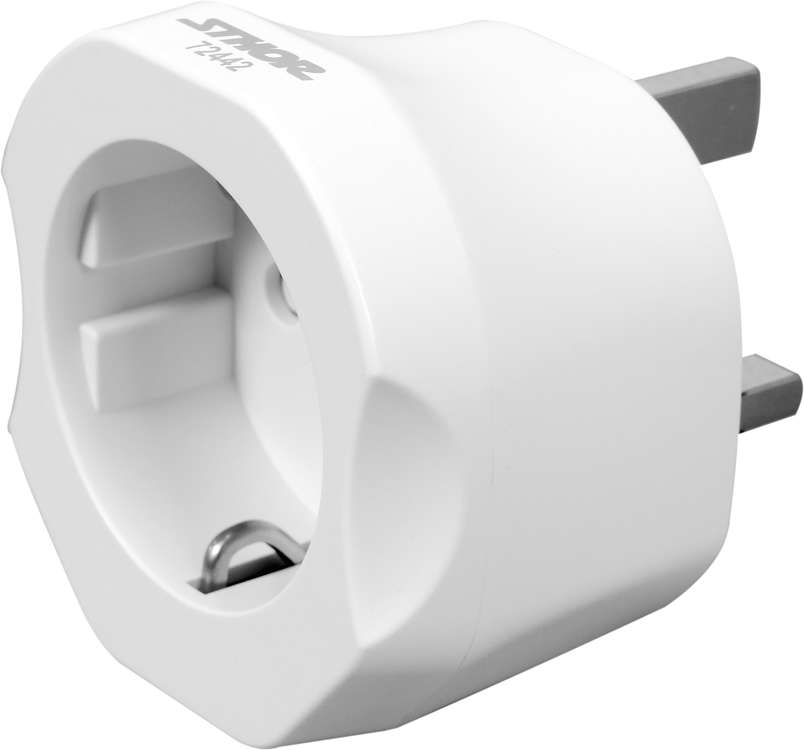 TRAVEL ADAPTER EUROPE TO UK (72442)