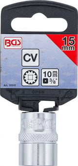 SOCKET, GEAR LOCK | 10 MM (3/8") DRIVE | 15 MM (10315)