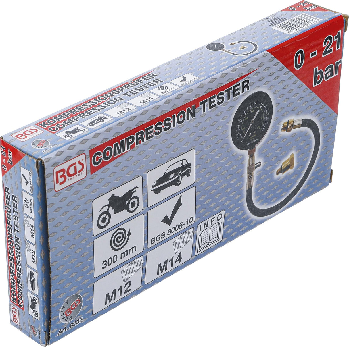 COMPRESSION TESTER | M12 + M14 (8236)