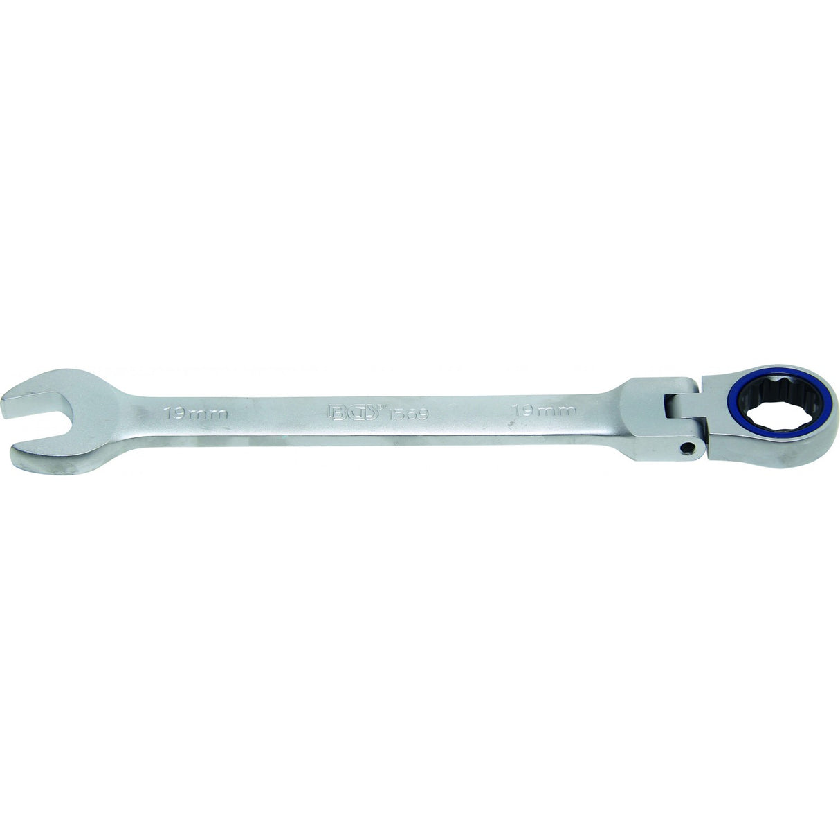 FLEX HEAD RATCHET WRENCH 72 TEETH CR-V 19 MM (1569)