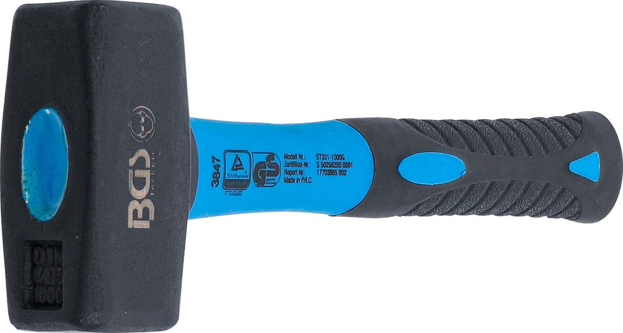 STONING HAMMER | FIBREGLAS SHAFT | DIN 6475 | 1000 G (3847)