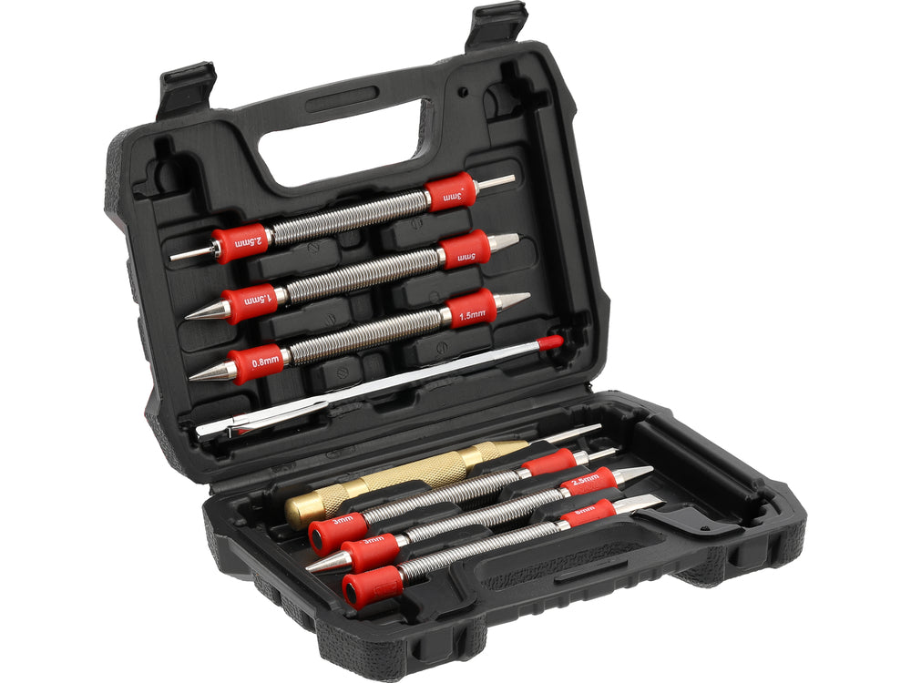 DOUBLE-ENDED SPRING LOADED PUNCH AND DEMOUNTING TOOL SET | 8 PIECES (YT-47159)
