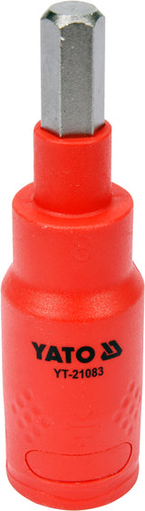 INSULATED STAR BIT SOCKET 8X75MM 3/8 VDE (YT-21083)