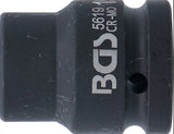 IMPACT SOCKET, HEXAGON | 20 MM (3/4") DRIVE | 19 MM (5619)