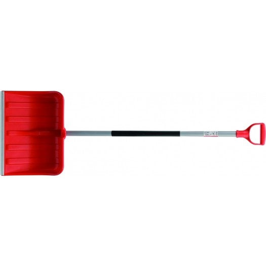 SNOW SHOVEL WITH ALUMINUM HANDLE 340X440 MM (35885)
