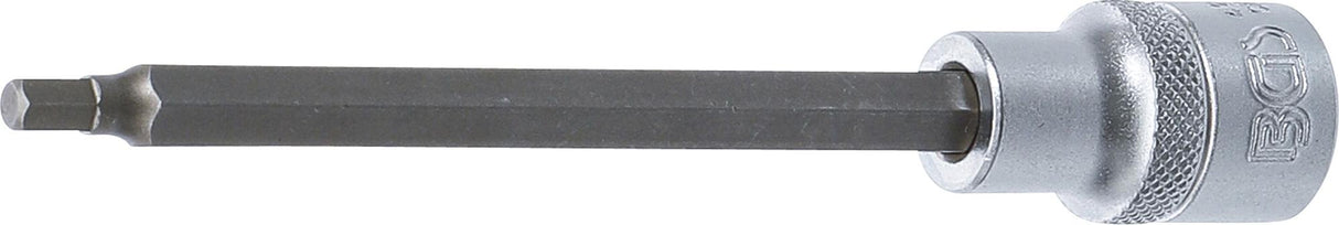 BIT SOCKET | LENGTH 140 MM | 12.5 MM (1/2") DRIVE | INTERNAL HEXAGON 5 MM (4270)