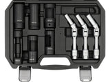 DIESEL INJECTION SOCKET AND JOINTED GLOW PLUG SOCKET SET 1/2", 3/8" 9PCS (YT-05349)
