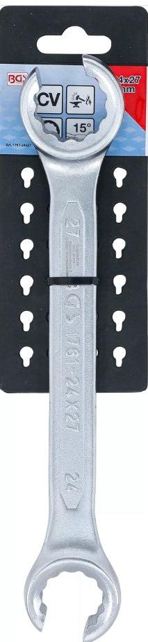 BRAKE HOSE WRENCH | 24X27 MM (1761-24X27)