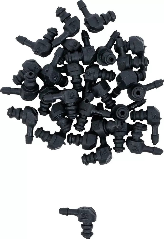PLASTIC CONNECTOR SET | L-SHAPE | 30 PCS. (8107-22)