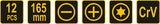 PRECISION SCREWDRIVER AND HOOK SET 12PC (64555)
