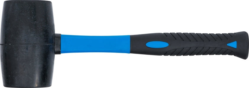 RUBBER MALLET | FIBREGLAS SHAFT | BLACK HEAD | Ø 70 MM | 900 G (1963)