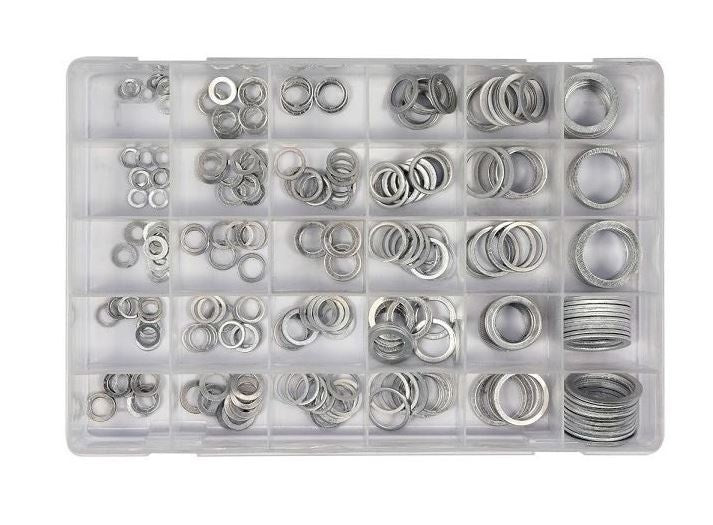 WASHER ASSORTMENT | ALUMINUM | 300 PCS. (SK01005)
