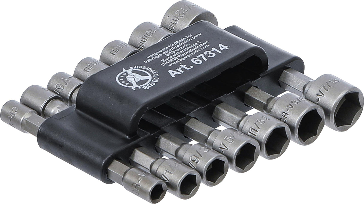 NUT DRIVER SET | 6.3 MM (1/4") DRIVE | METRIC + INCH | 14 PCS. (67314)