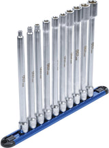 SOCKET SET, E-TYPE | XXL | 10 MM (3/8") DRIVE | E6 - E20 | 10 PCS. (70026)