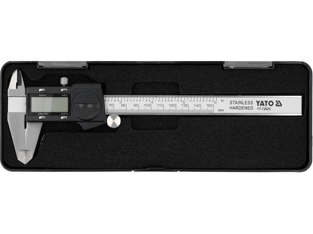 DIGITAL CALIPER | 150 MM | WATERPROOF | 2.4" DISPLAY (YT-72025)
