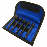 SOCKET SET FOR DAMAGED BOLTS | 6-12 MM | HEX BIT SET | 6.3 MM (1/4") | 5 PCS. (5267E)