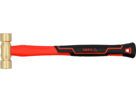 BRASS HAMMER WITH FIBERGLASS HANDLE 250G (YT-45290)