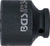 IMPACT SOCKET, 12-POINT | 12.5 MM (1/2") DRIVE | 34 MM (5314)