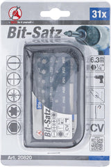 BIT SET | 6.3 MM (1/4") DRIVE | 31 PCS. (20820)
