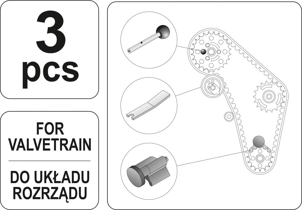 DIESEL ENGINE LOCKING/SETTING KIT (YT-0632)