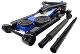 JACK WITH WHEELS | LOW PROFILE | DOUBLE PISTON | 75- 505 MM | 3 T (FJ25-D)